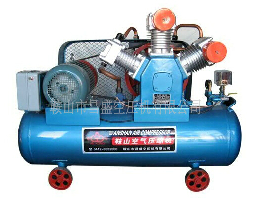 無油潤滑空壓機的工作原理。